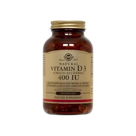 Vitamina D3  400 IU Softgels
